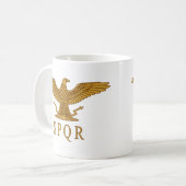 Tasse d'or de SPQR Eagle (Devant gauche)