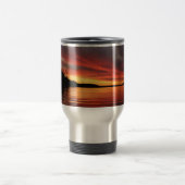 Tasse d'or de voyage de coucher du soleil (Centre)