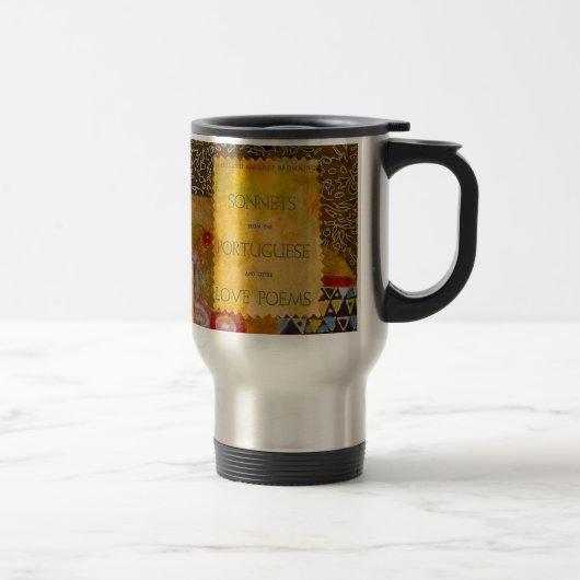 Tasse d'or de voyage de l'étreinte de Klimt (Droit)