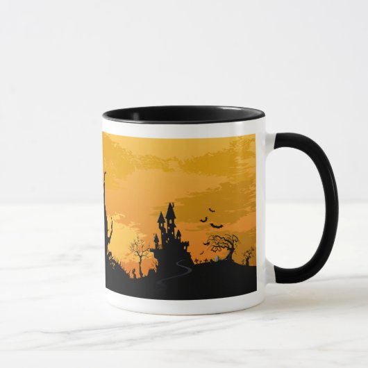Tasse d'orange de Halloween (Droite)