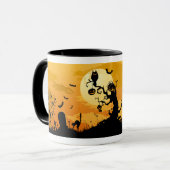 Tasse d'orange de Halloween (Devant gauche)