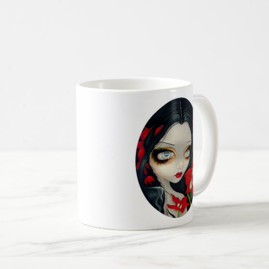 Tasse "d'orchidée de sang" (Devant droit)