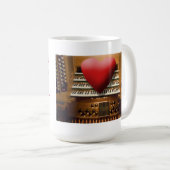 Tasse d'organistes de coeur et de semelles (Devant droit)