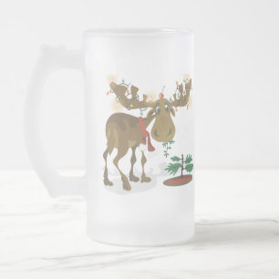 Tasse d'orignaux de Noël