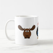 tasse d'orignaux et de pingouin (Gauche)