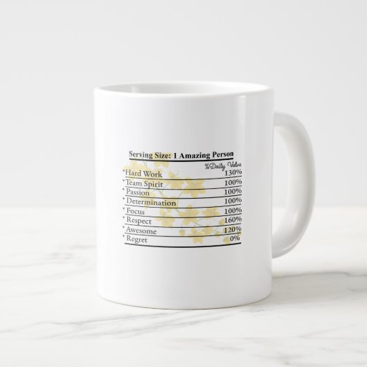 Tasse Dose Quotidienne – Sipez la force, remuez l' (Devant droit)