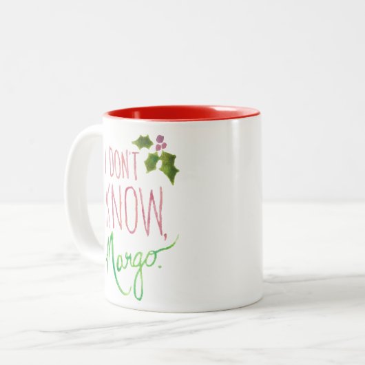 Tasse double face de Todd et de Margo (Devant gauche)