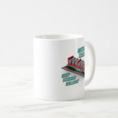Tasse double face PTW oxyde d'uranium (Devant droit)