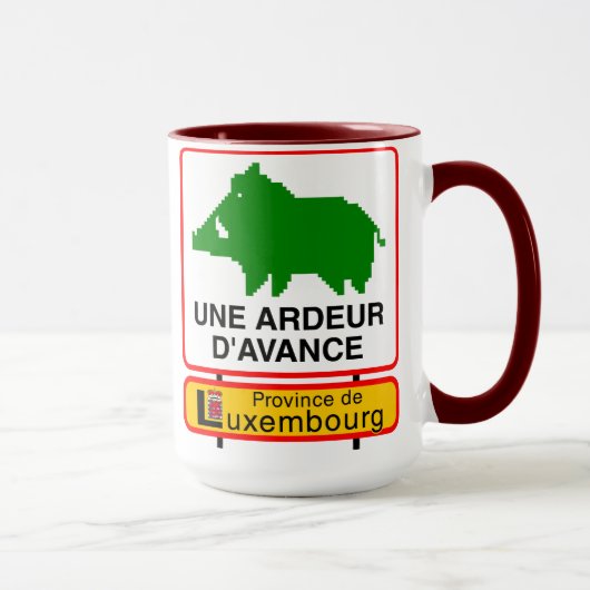 Tasse - double Province de Luxembourg (Droite)