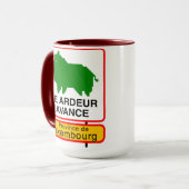 Tasse - double Province de Luxembourg (Devant gauche)