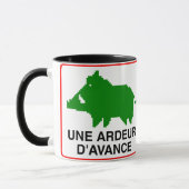 Tasse - double UNE ARDEUR D'AVANCE (Gauche)