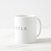 Tasse Douce – Conception de Typographie Minimale (Devant droit)