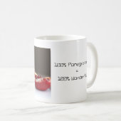 Tasse douce de collection de grenade de POM (Devant droit)