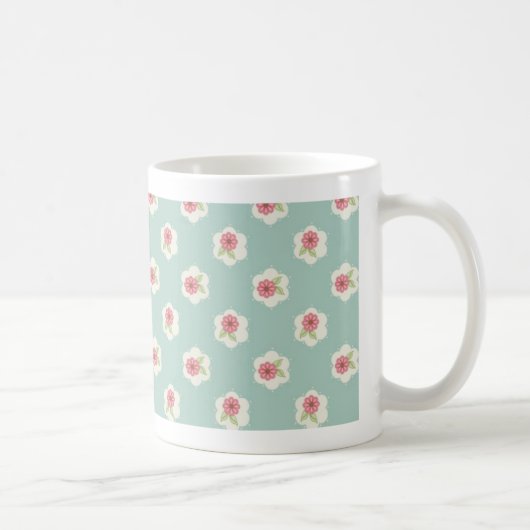 Tasse douce de marguerite en Aqua (Droite)
