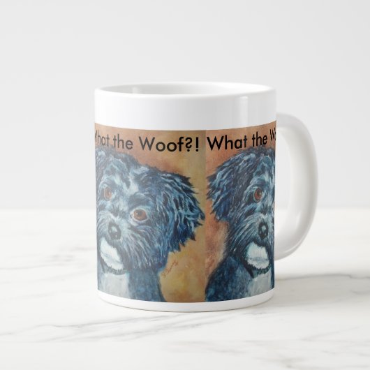 TASSE DOUCE D'EXTRA LARGE DU NOIR HAVANESE %PIPE% (Devant droit)