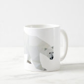 Tasse d'ours blanc (Devant droit)