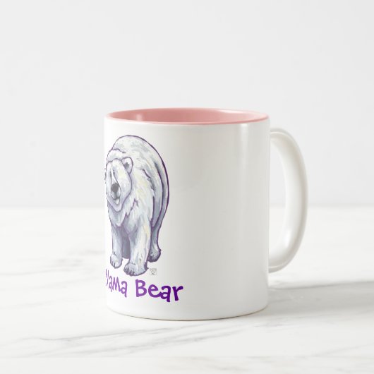 Tasse d'ours blanc de maman Bear (Devant droit)