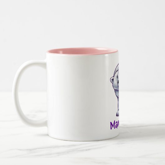 Tasse d'ours blanc de maman Bear (Gauche)