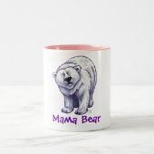 Tasse d'ours blanc de maman Bear (Centre)