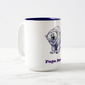 Tasse d'ours blanc d'ours de papa (Devant gauche)