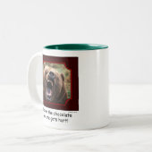 Tasse d'ours "remettez chocolat" (Devant gauche)