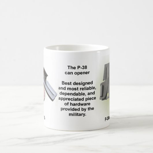 Tasse d'ouvreur de boîte P-38 (Centre)