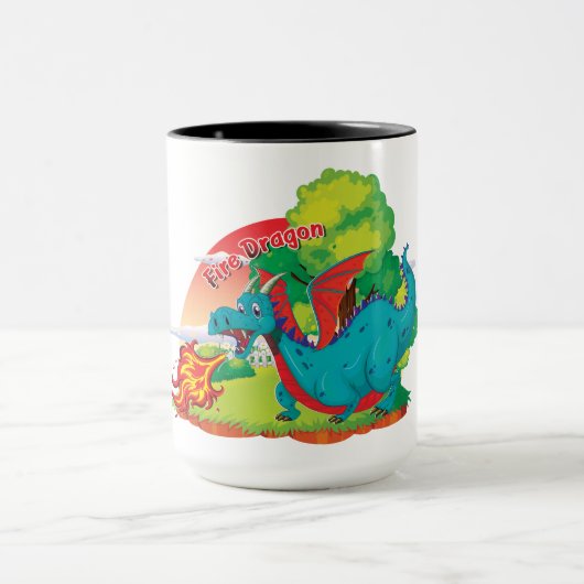 Tasse Dragon de Feu (Centre)