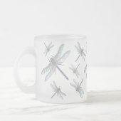 Tasse DRAGONFLIES (verre dépoli) (Gauche)