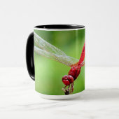 Tasse Dragonfly rouge (Devant gauche)