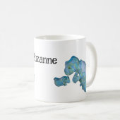 Tasse - Dragons de mère et d'enfant avec nom (Devant droit)