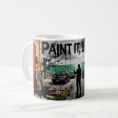 Tasse dramatique côtière Moody Paint It Black (Devant gauche)