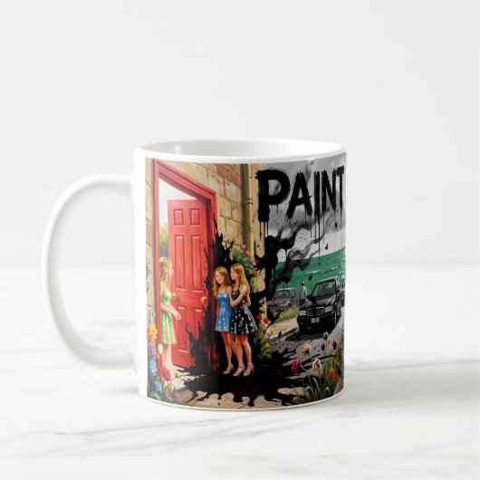 Tasse dramatique côtière Moody Paint It Black (Gauche)
