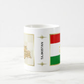 Tasse Drapeau + Carte du Tadjikistan (Centre)