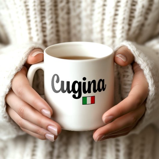 Tasse Drapeau Italien Cugina