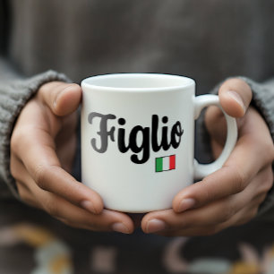 Tasse Drapeau Italien Figlio - Cadeau pour Fils It