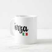 Tasse Drapeau Italien Forza (Devant gauche)