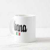 Tasse Drapeau Italien Nonna (Devant gauche)