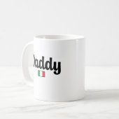 Tasse Drapeau Italien Papa (Devant gauche)