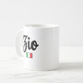 Tasse Drapeau Italien Zio - Oncle (Devant gauche)