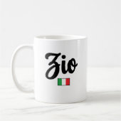 Tasse Drapeau Italien Zio - Oncle (Gauche)