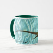 tasse droitière de lézard de natation (Devant gauche)