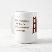 Tasse droitière de logo de pont de FOGcon (Devant gauche)
