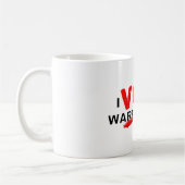 Tasse drôle "annule les garanties" (Gauche)