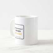 Tasse drôle appartenant professionnellement à un c (Devant gauche)