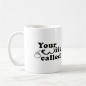 Tasse drôle appelée épouse (Gauche)