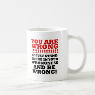 Tasse drôle "Assume ton erreur"