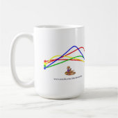 Tasse drôle avec des énonciations originales (Gauche)