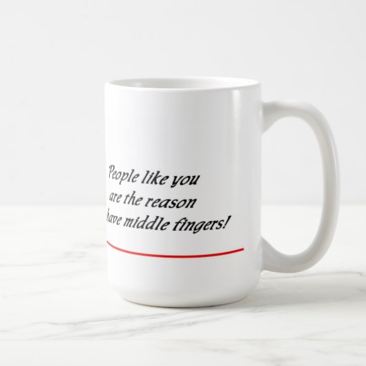 Tasse drôle avec des énonciations originales (Droite)