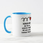 Tasse drôle avec la citation humoristique de (Gauche)