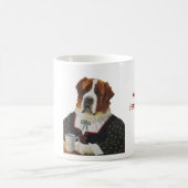 Tasse drôle avec St Bernard (Centre)
